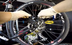 bike rear disk brake rubbing