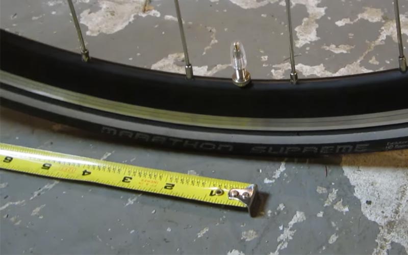 How to Measure a Bike Tire